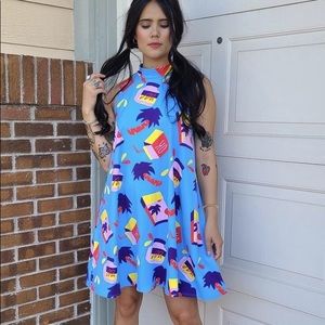 Nooworks Rosemary Dress in Snacks print